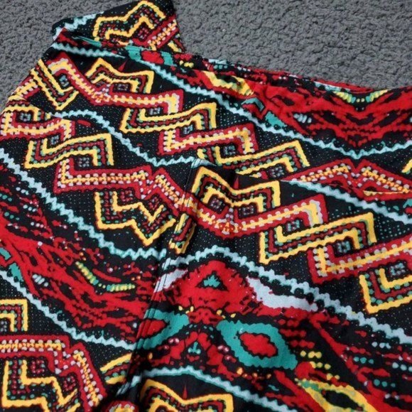 NWOT LulaRoe Legging Pants Womens OS - One Size Multicolor - Picture 3 of 5